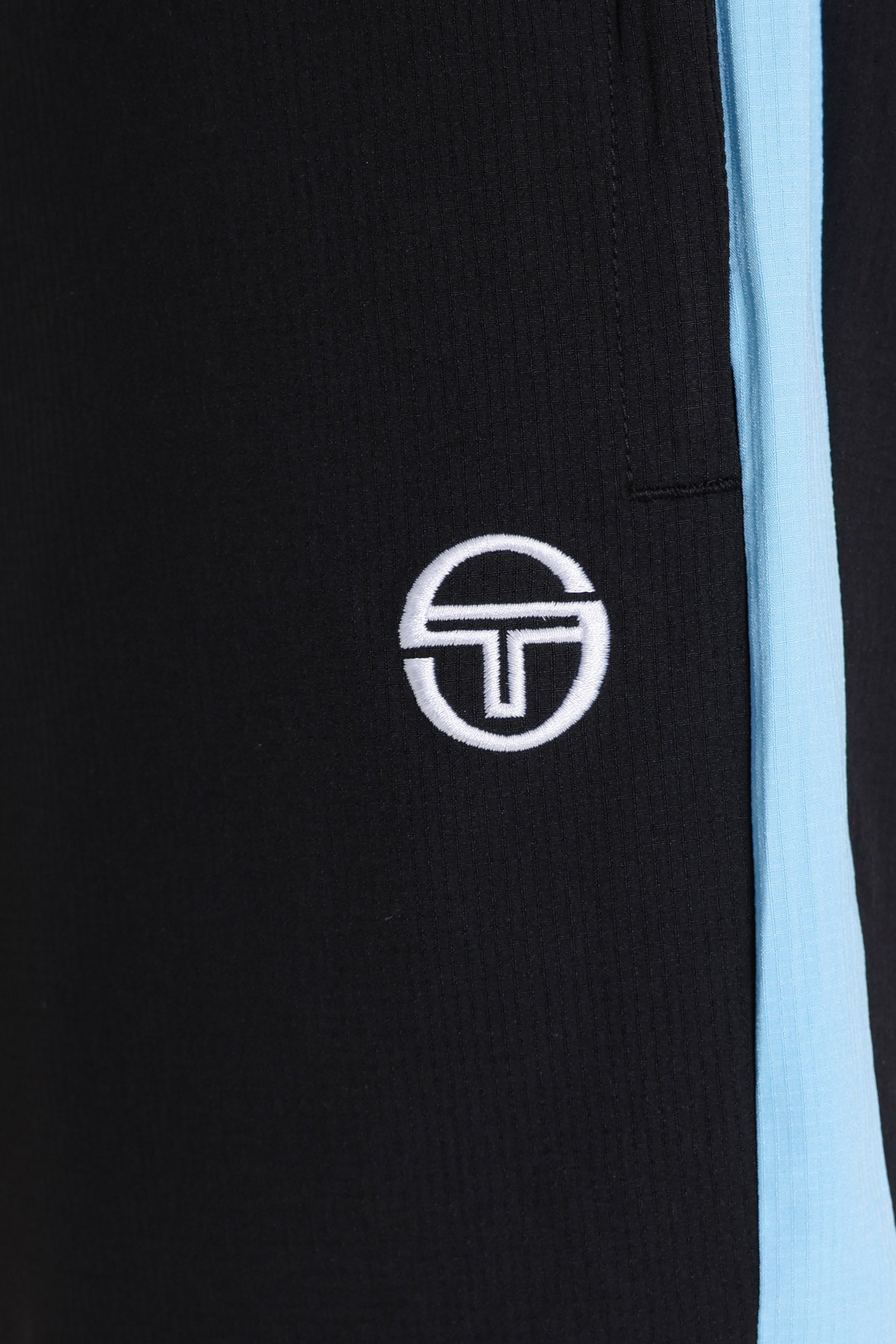 Goccla Trainingsshorts - Black + Baltic Sea