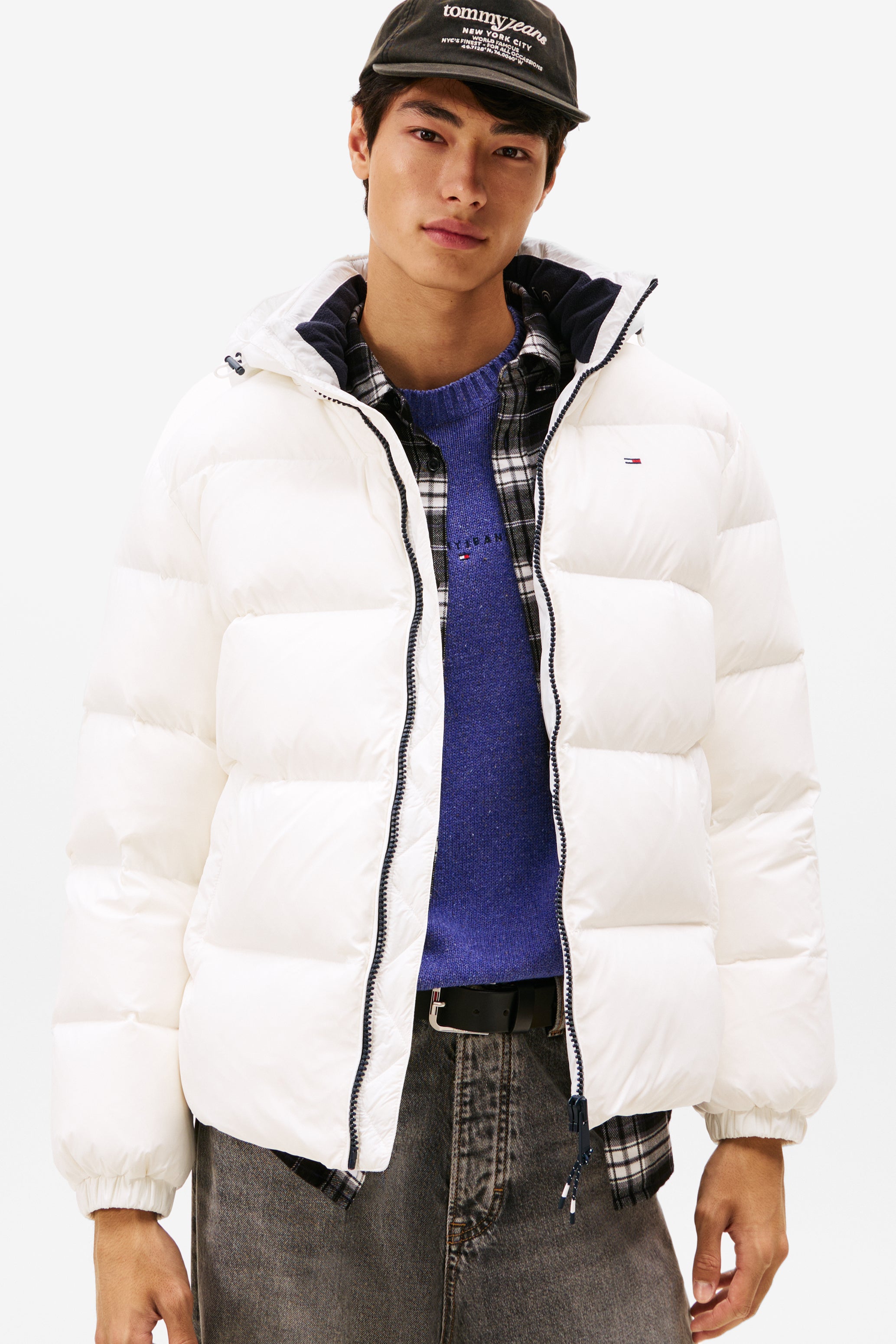 Puffer-Daunenjacke - Offwhite