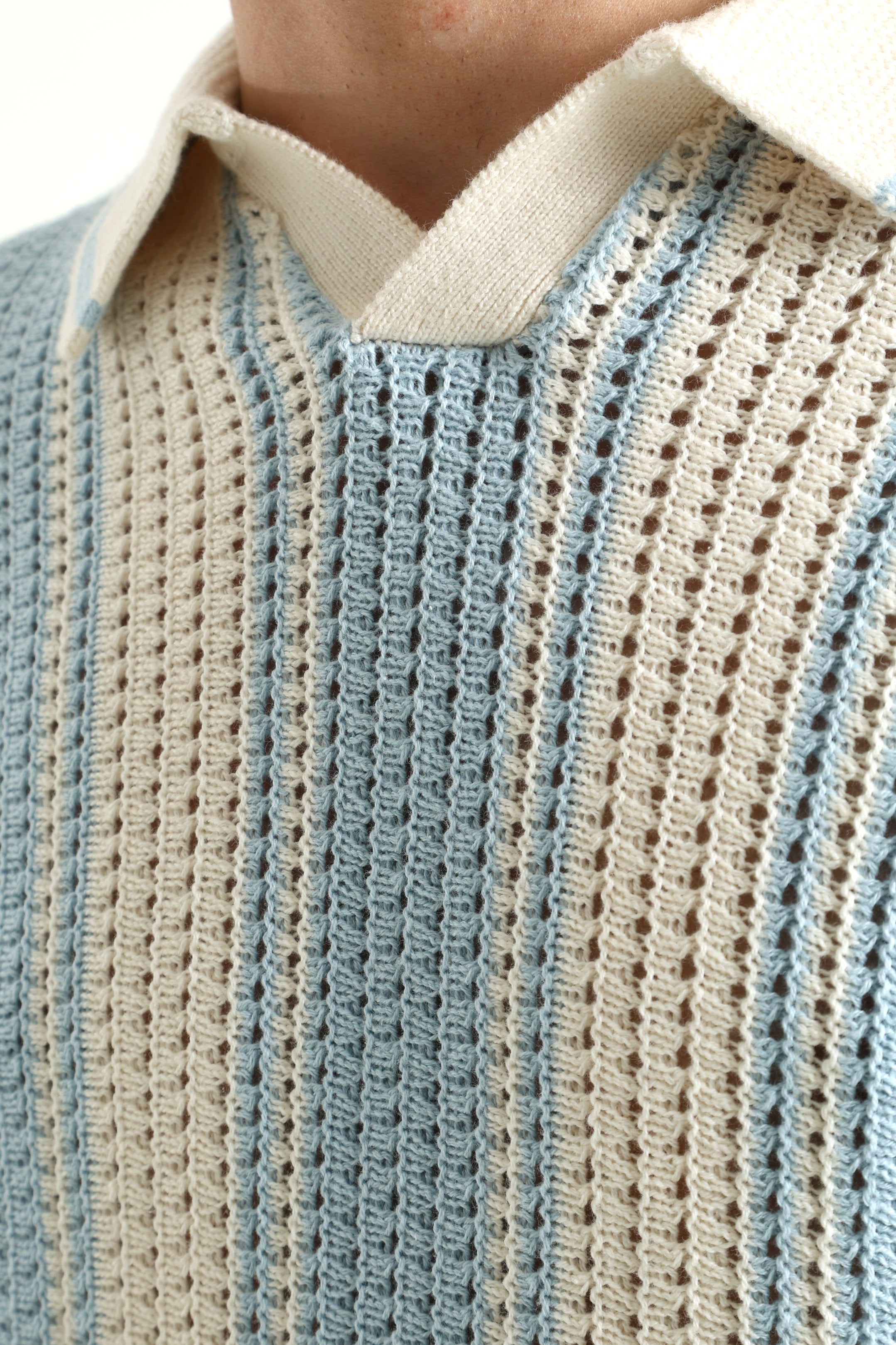 Strickpullover - Cashmere Blue + Sea Salt