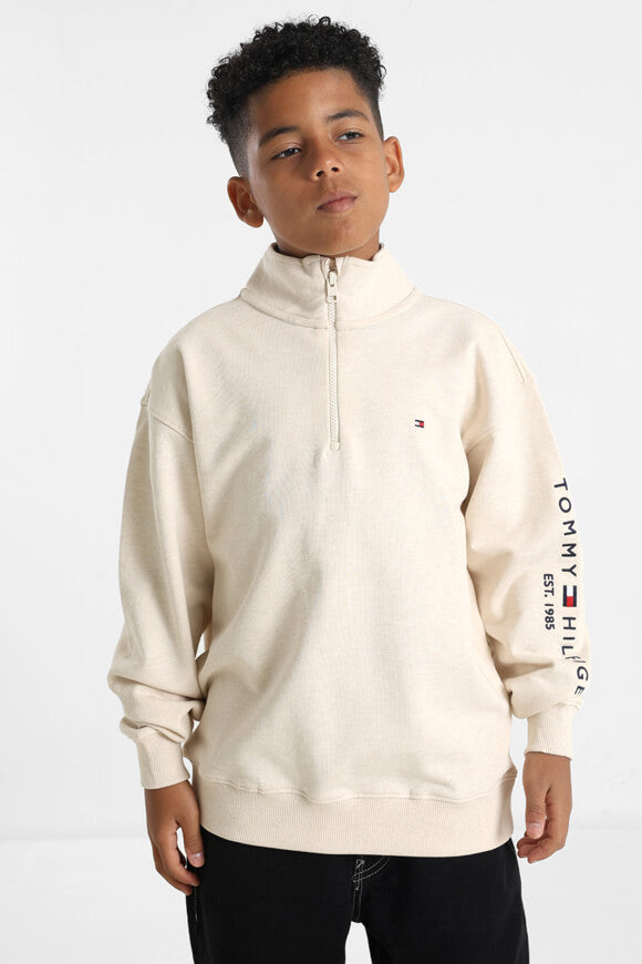 Essential Half Zip Sweatshirt - Calico Heather