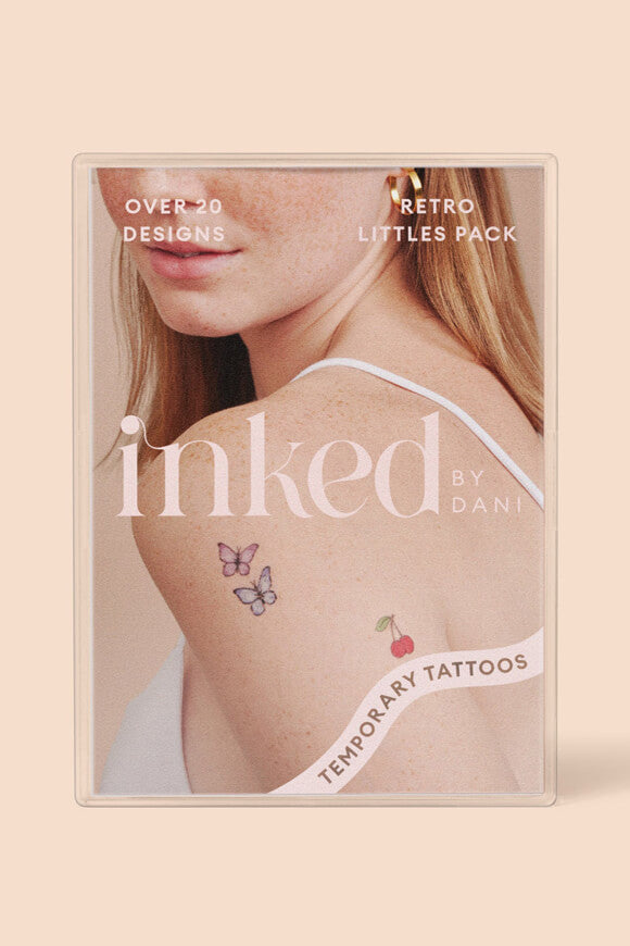 Retro Littles tattoos éphémères - Multicolor