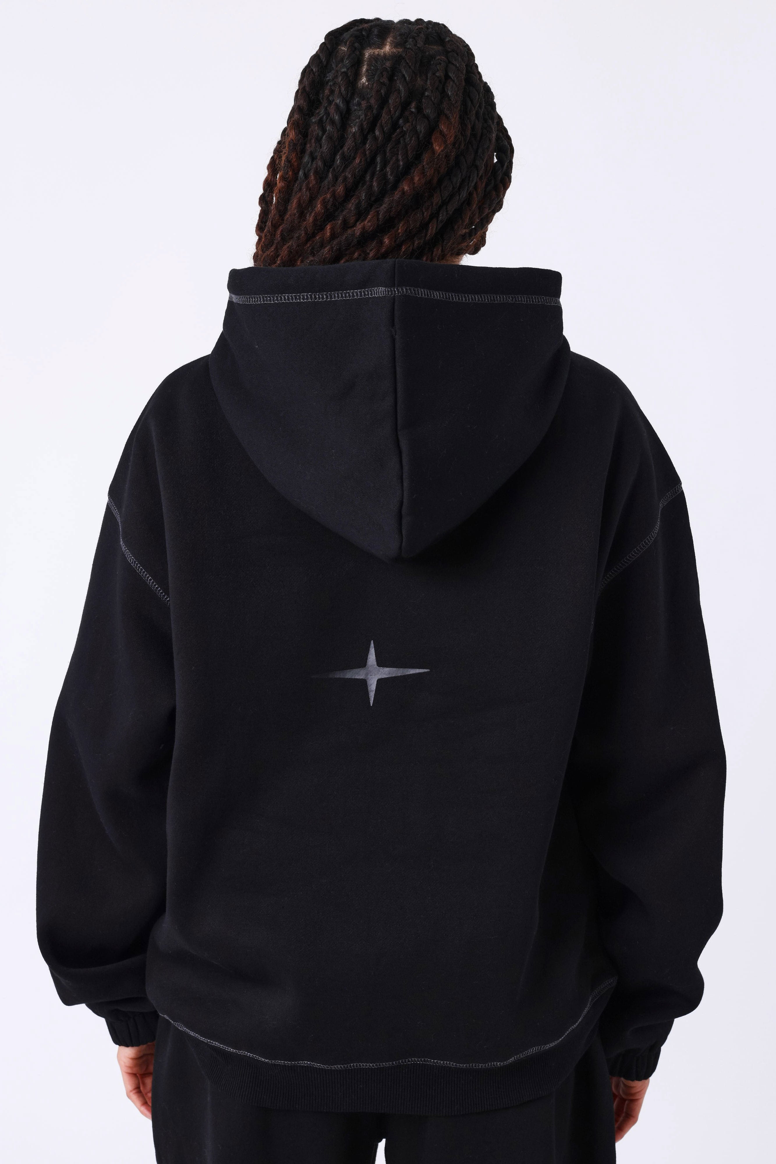 Kapuzensweatshirt - Black