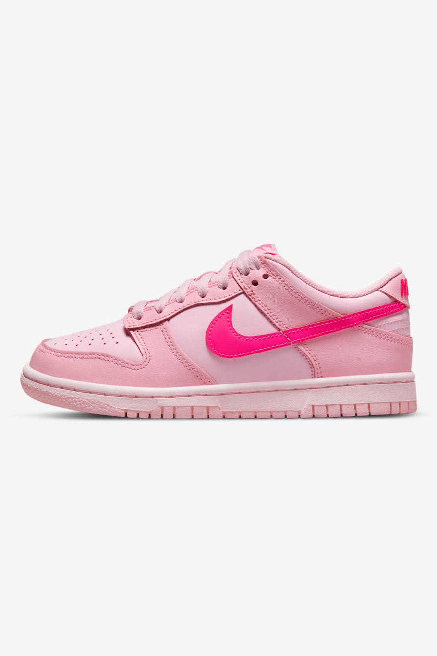Baskets Dunk Low - Rose moyen doux + mousse rose