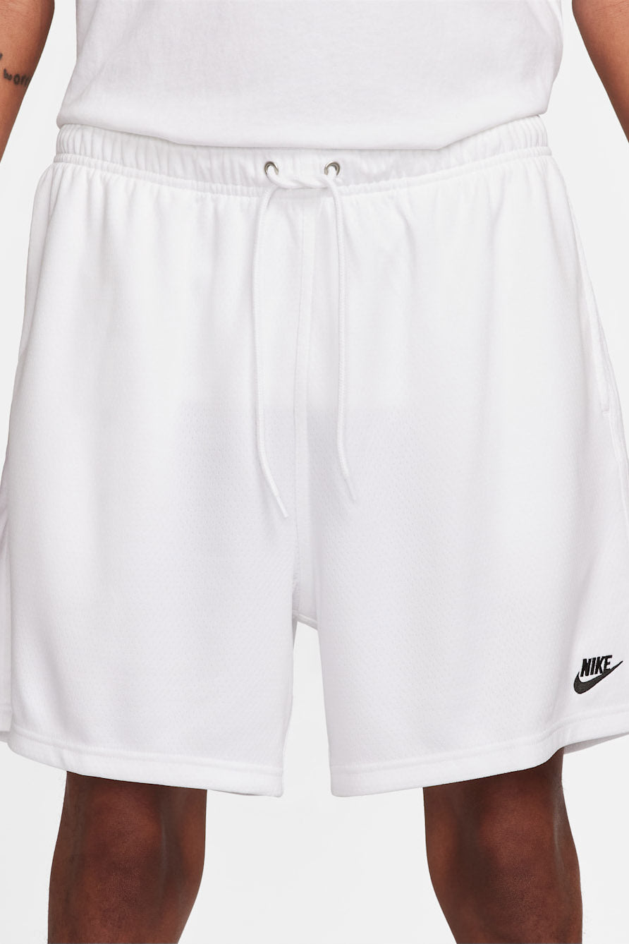 Short en mesh - White