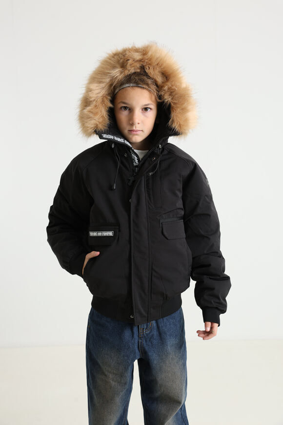 Giacca bomber imbottita - Nero
