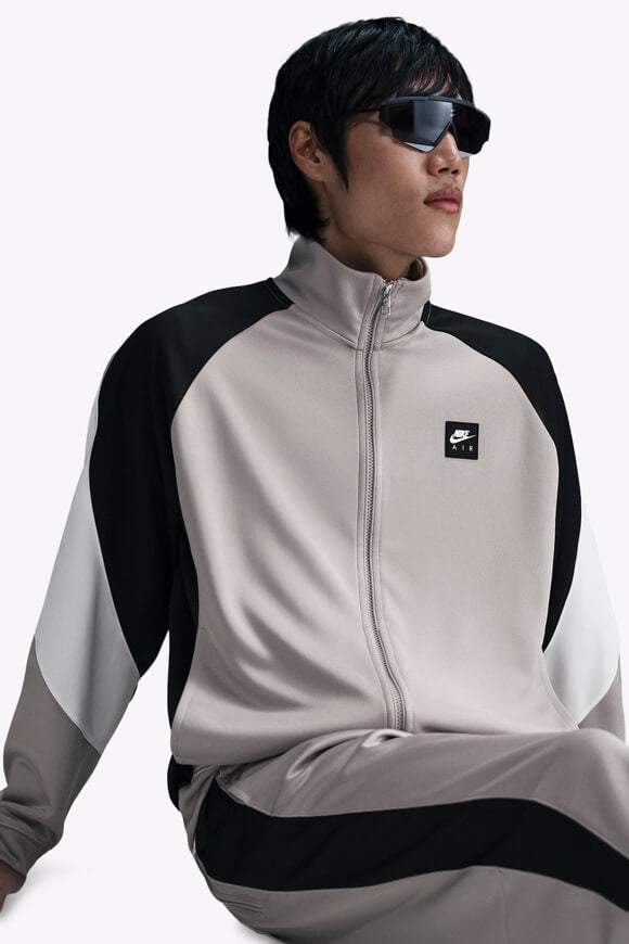 Air veste de survêtement ample - College Grey + Black + White