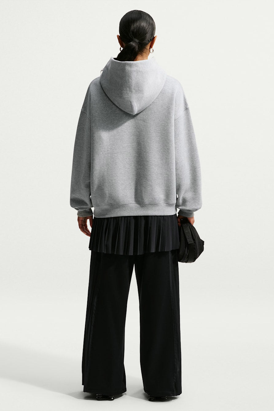 Oversize Kapuzensweatshirt - Dark Grey Heather