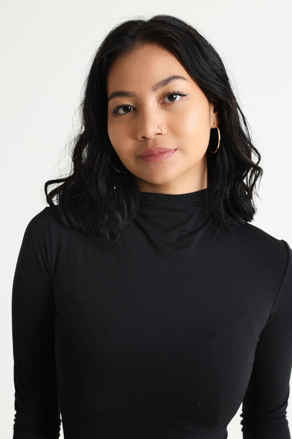 Langarmshirt - Schwarz