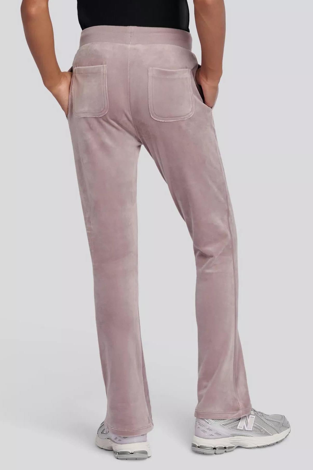 Bootcut-Samthose - Purple Dove