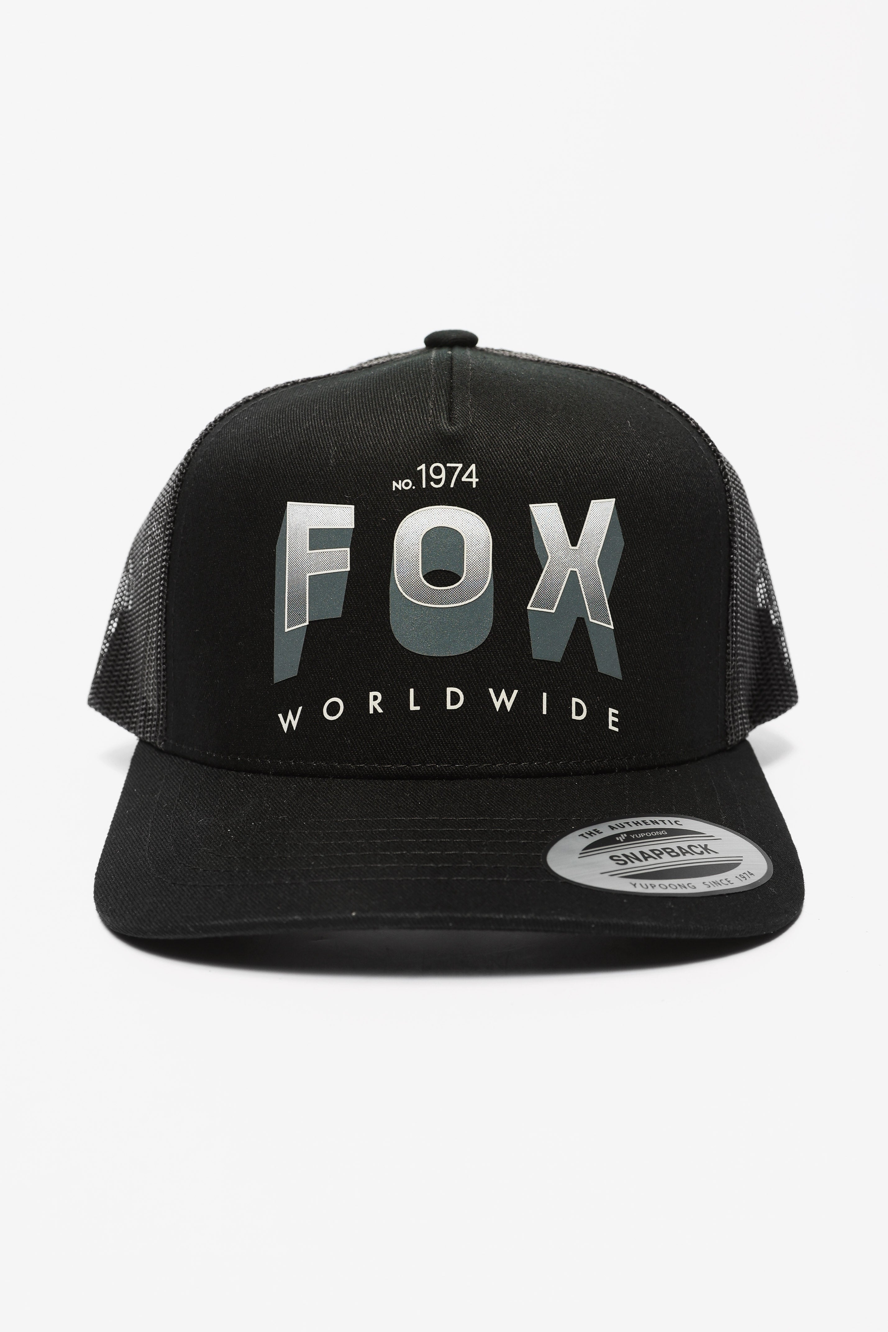 Block Trucker Cap / Snapback - Black