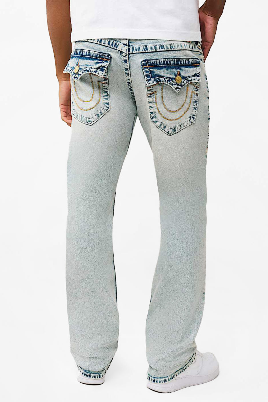 Ricky Straight Fit Jeans - Light Wash Blue