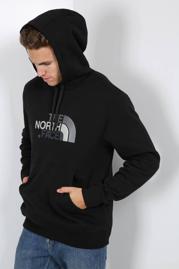 Hooded sweatshirt - Black + Grey
