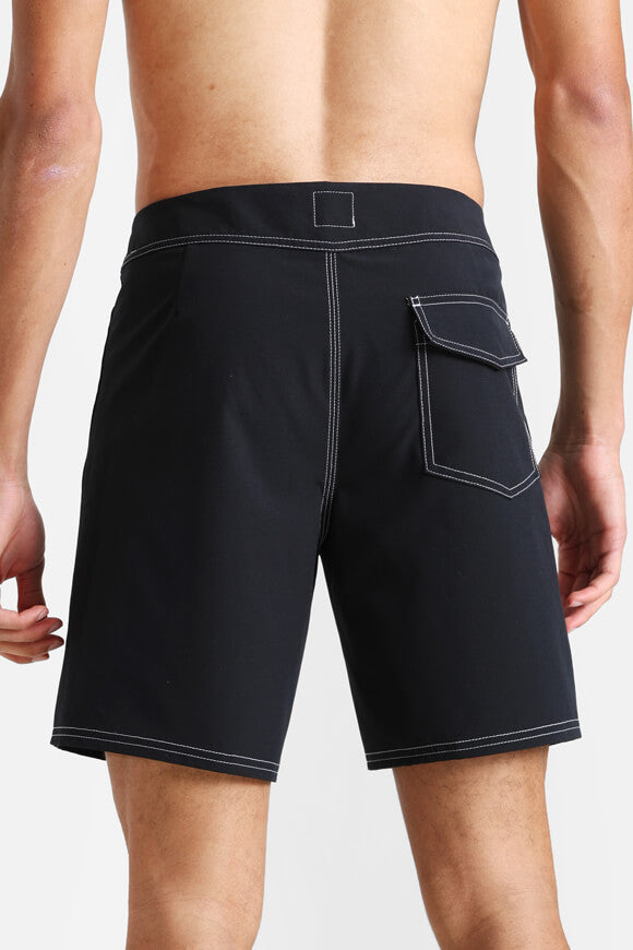 Original Straight Leg 18" Badeshorts - Black