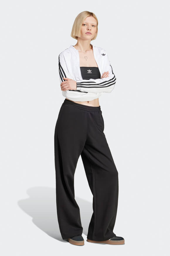 Pantalon sweat à jambes larges - Noir