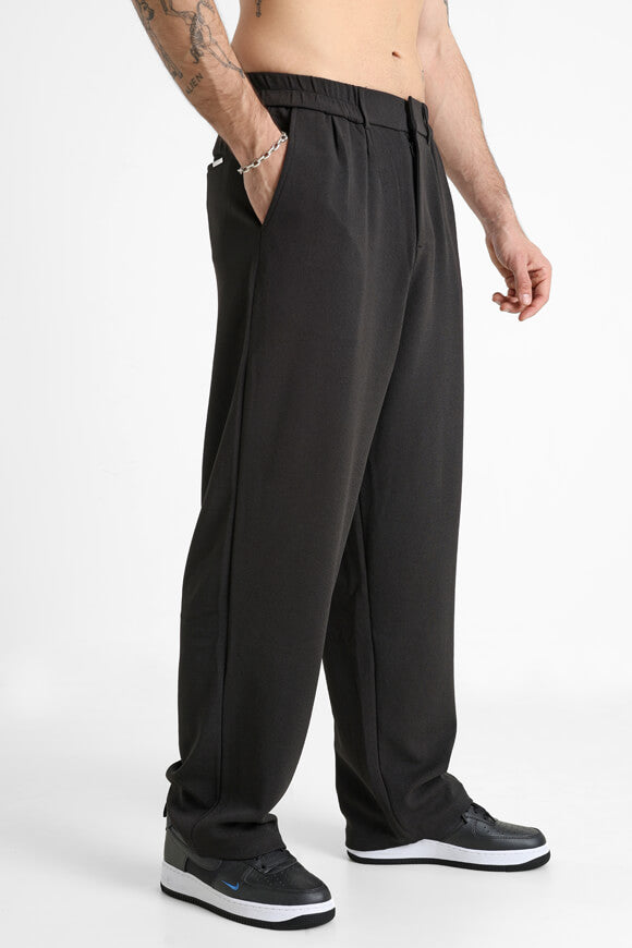 Hose aus Seersucker - Black