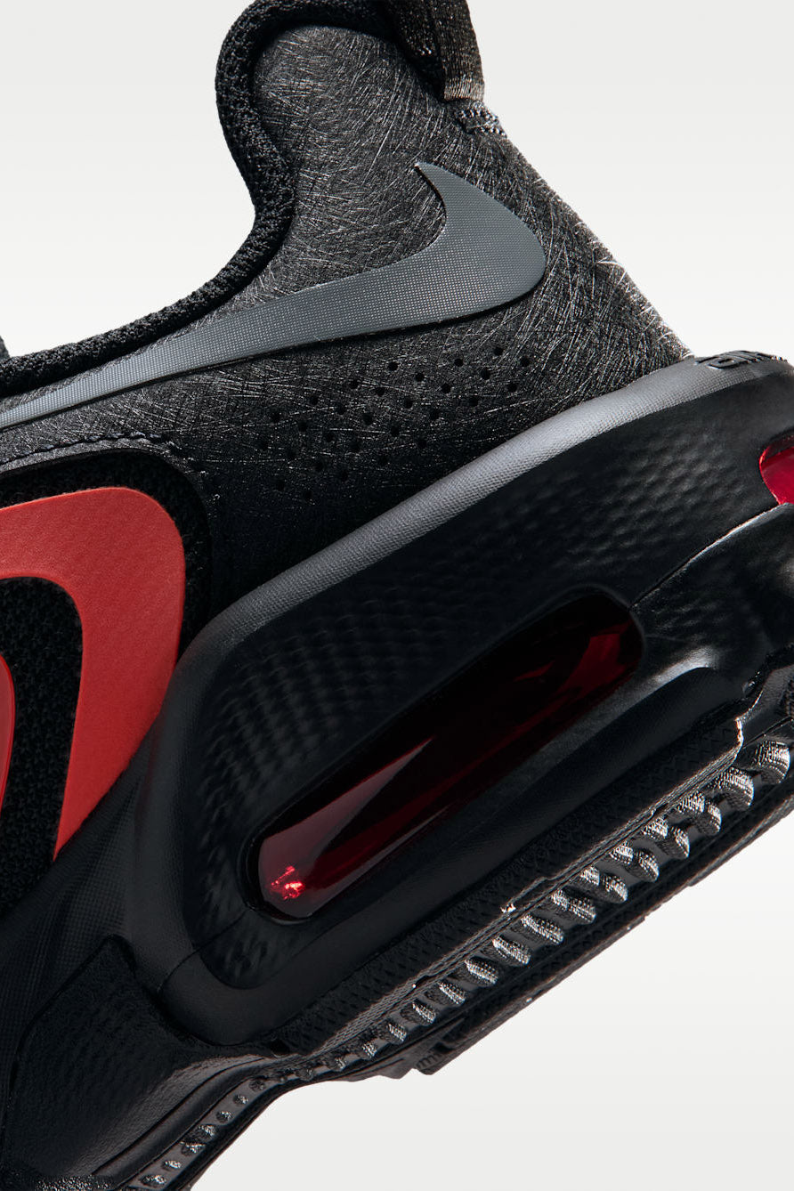 Air Max Fire Sneaker - Black + Smoke Grey + Picante Red