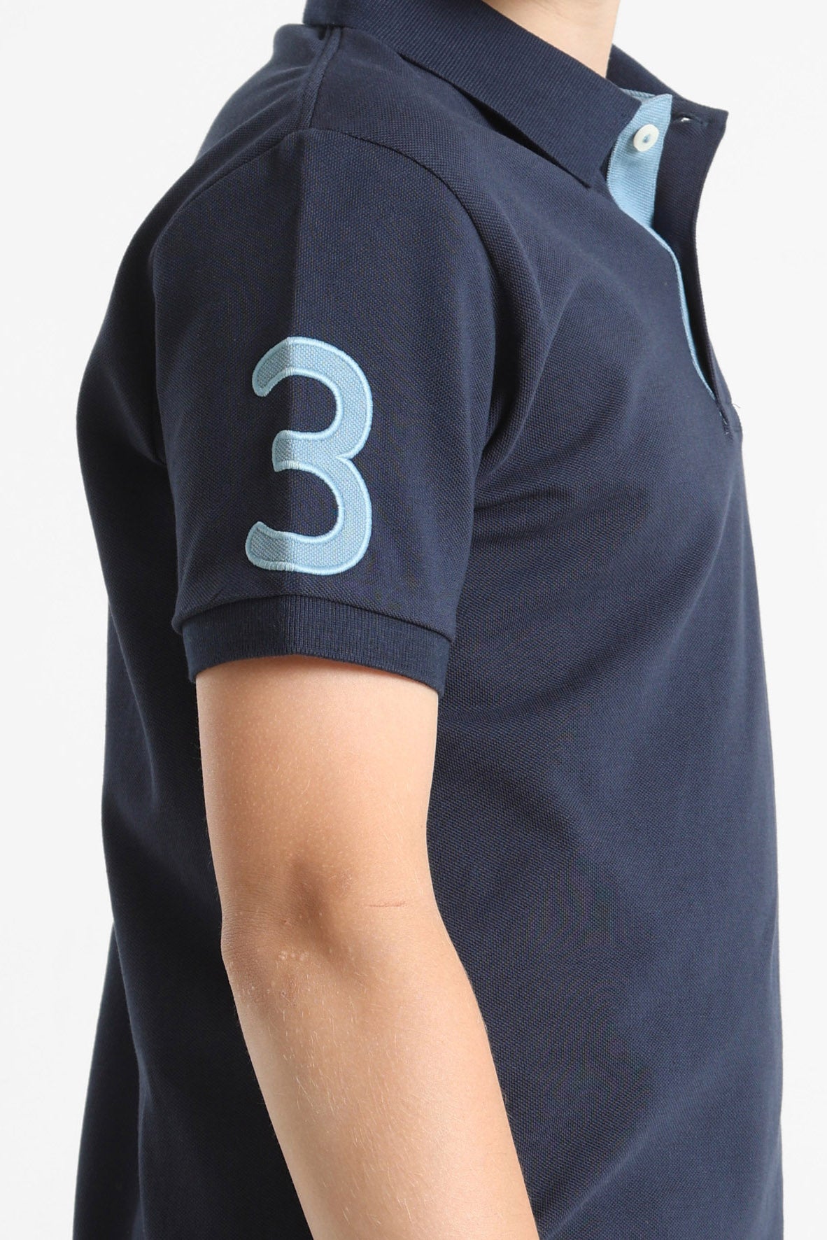 Fluo Poloshirt - Navy