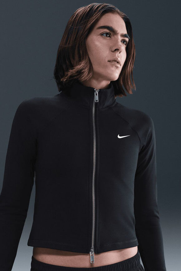 Crop Trainingsjacke - Black