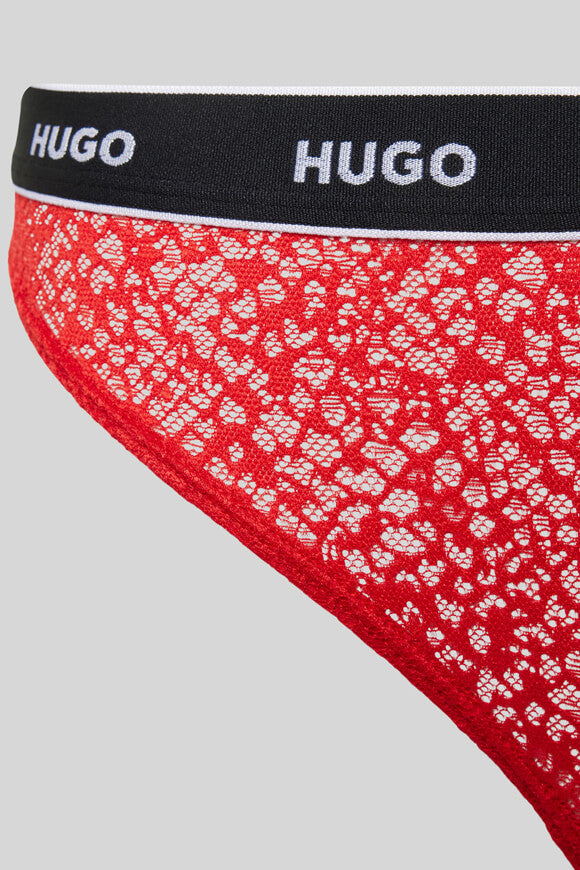 String en dentelle - Bright Red