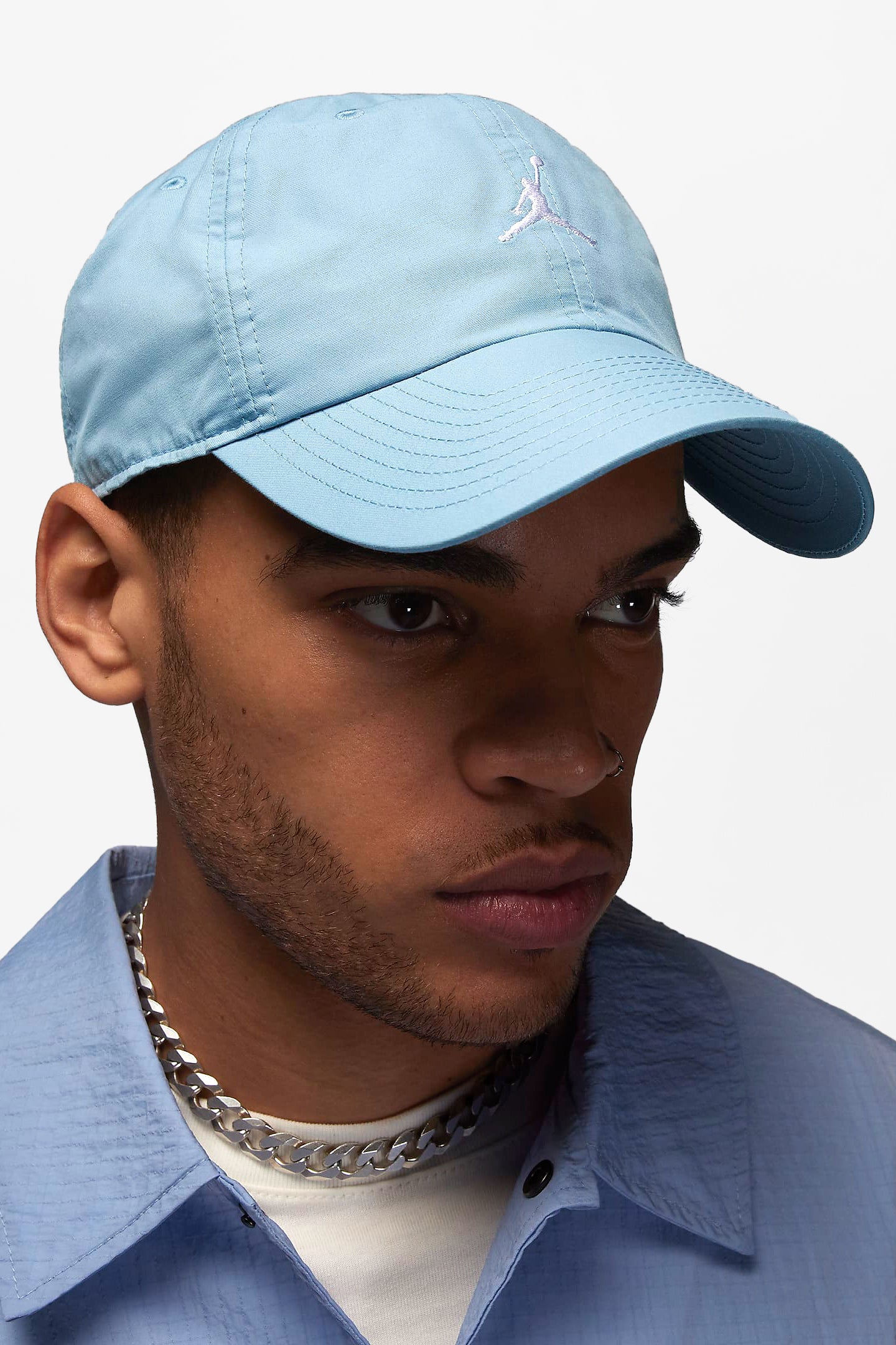 Strapback Cap - Blue Grey