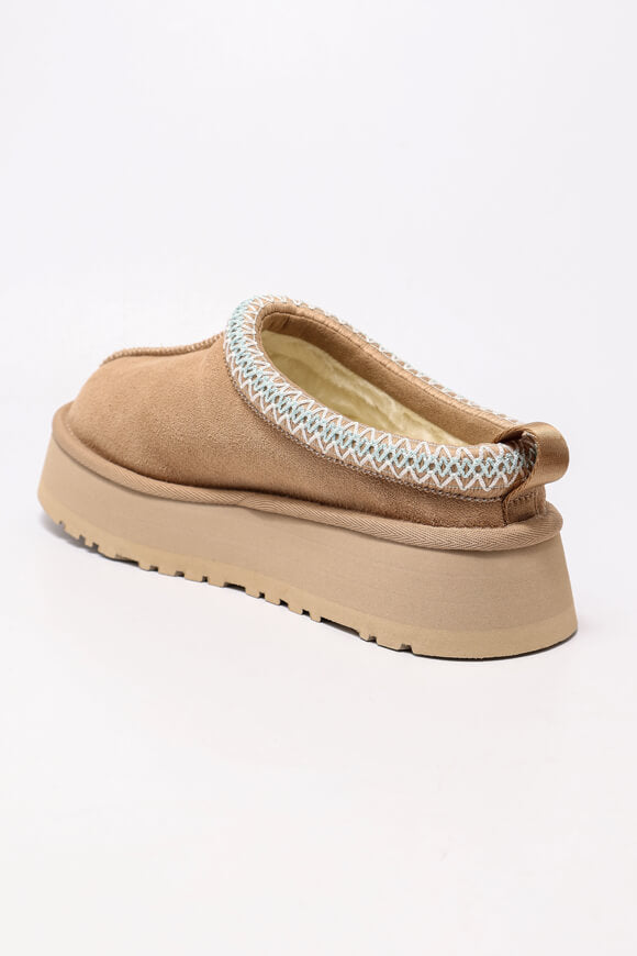 Tazz gefütterte Plateau Slippers - Sand