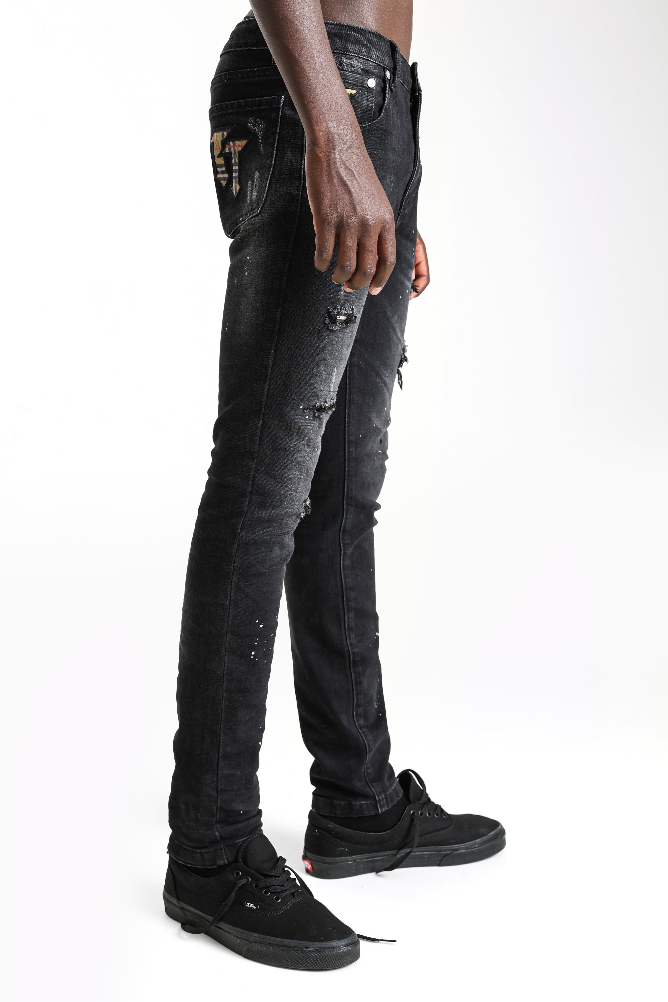 Jeans skinny fit - Noir Denim
