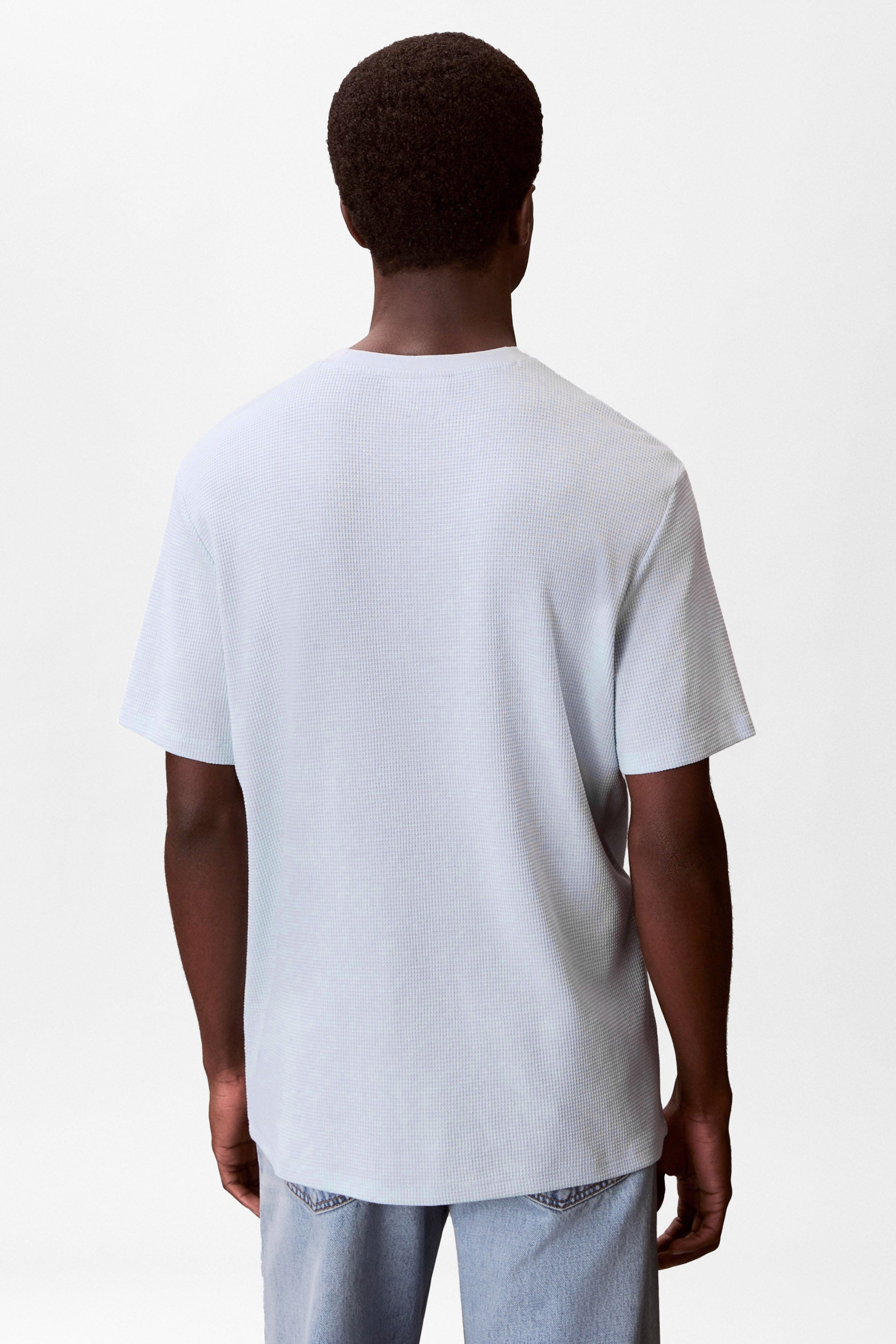 T-Shirt mit Waffelstruktur - Plein Air