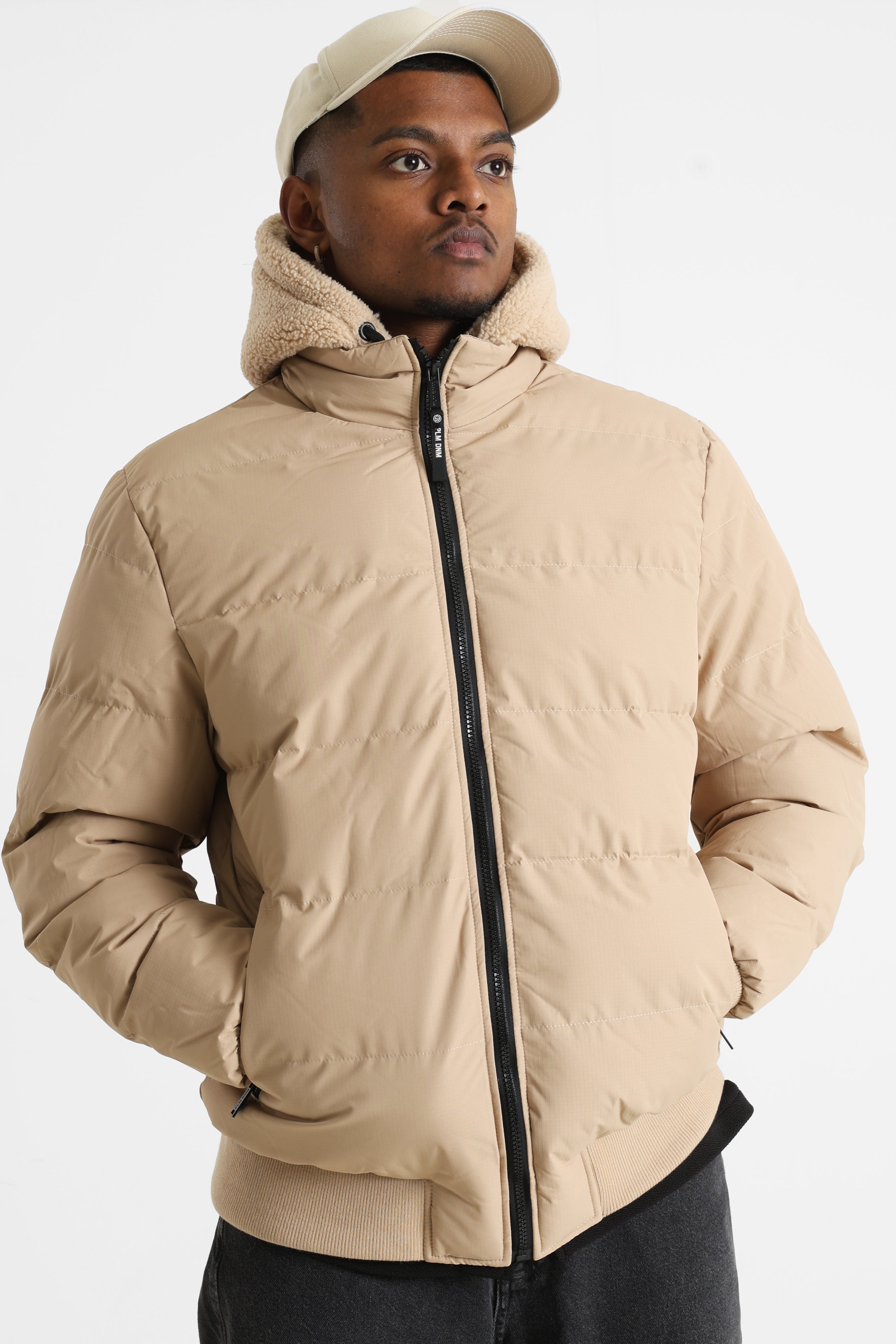Giacca bomber trapuntata - Beige