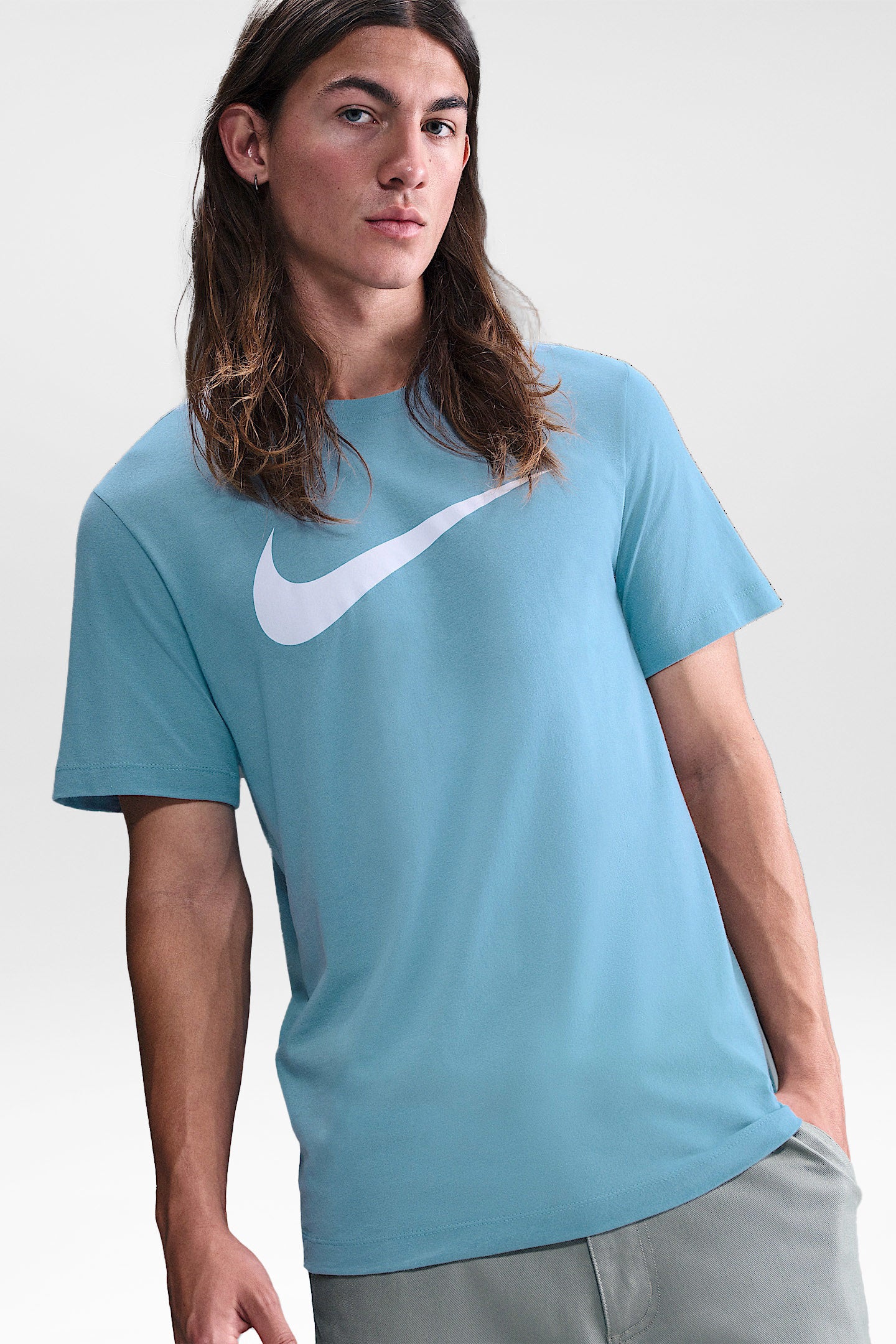 Sportwear Swoosh t-shirt - Denim Turquoise