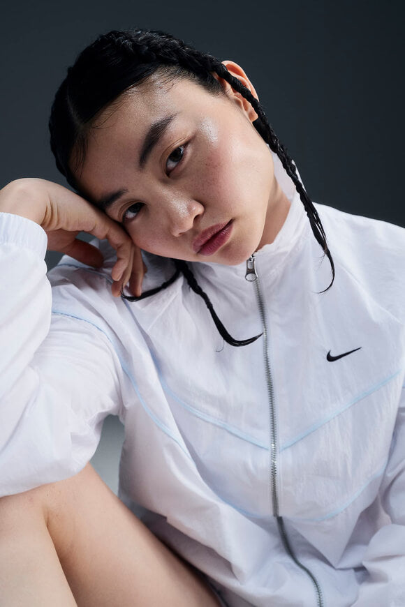 Oversize Windbreaker - White