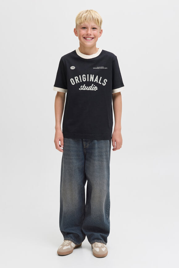 JJIRON baggy fit jeans - Blue Denim
