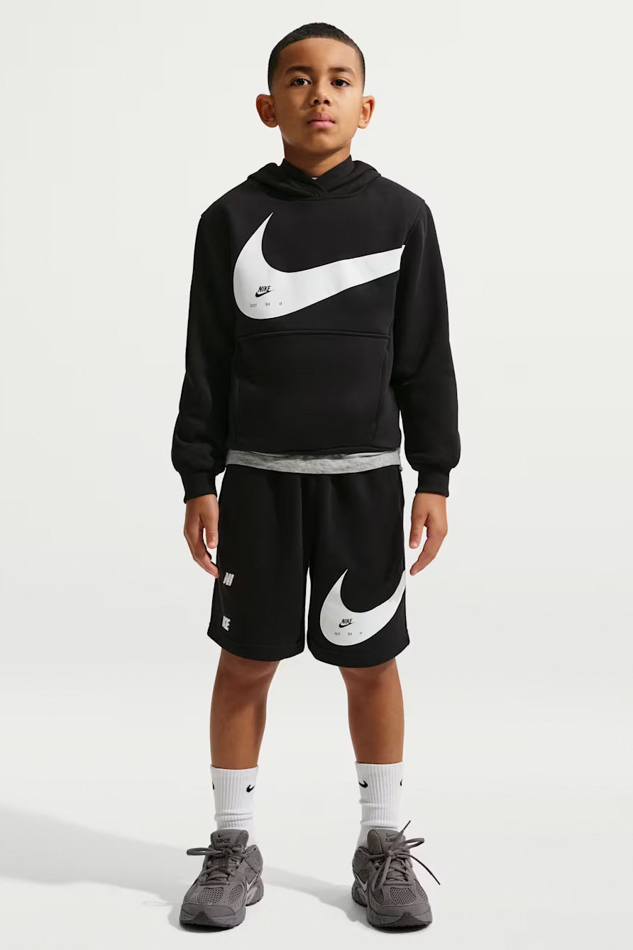 Sportswear Club Kapuzensweatshirt - Black + White