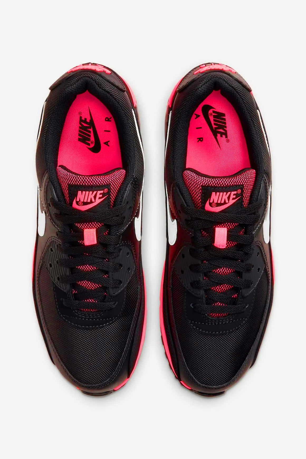 Air Max 90 Sneaker - Black + White + Racer Pink