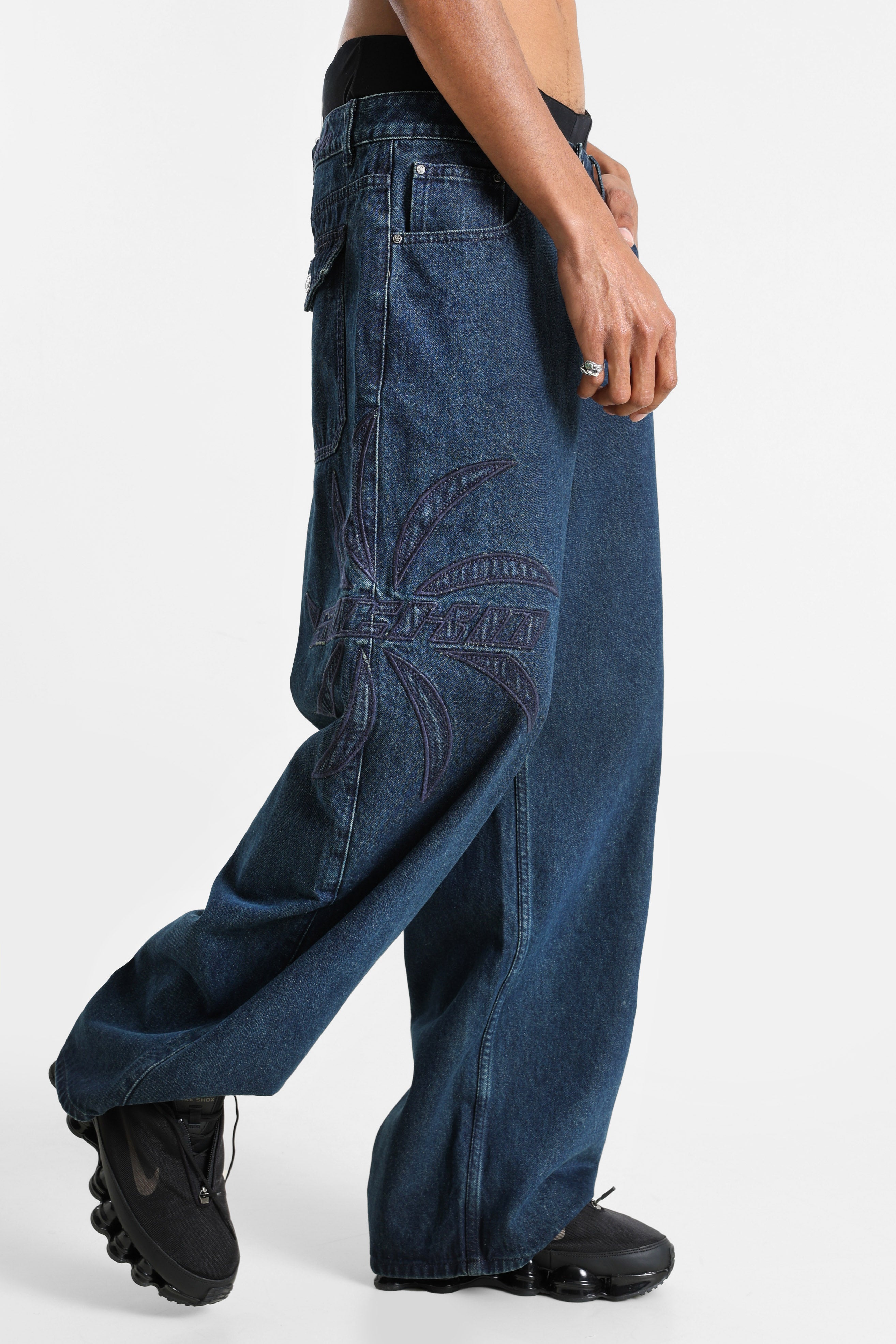 Jean baggy fit - Bleu foncé