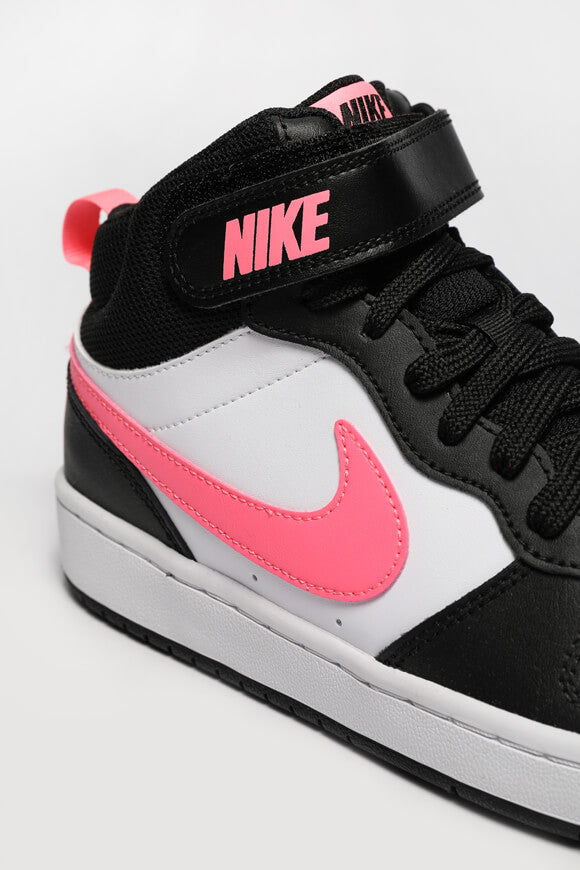 Sneaker Court Borough 2 - Bianco + Nero + Rosa