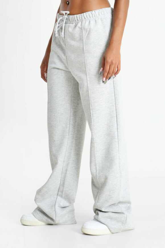 Pantalon sweat - gris clair chiné