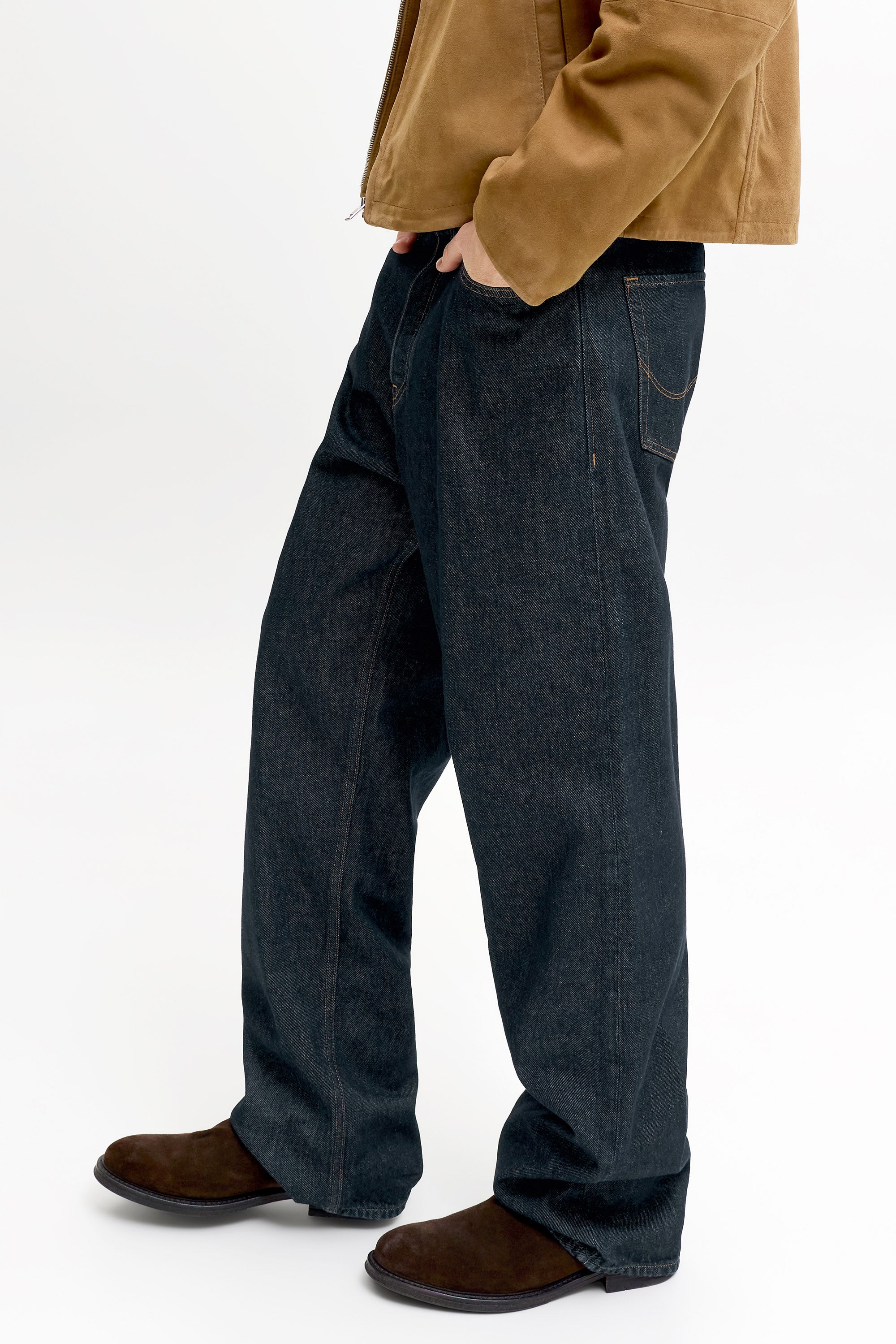 Alex Baggy Fit Jeans L32 - Dark Blue