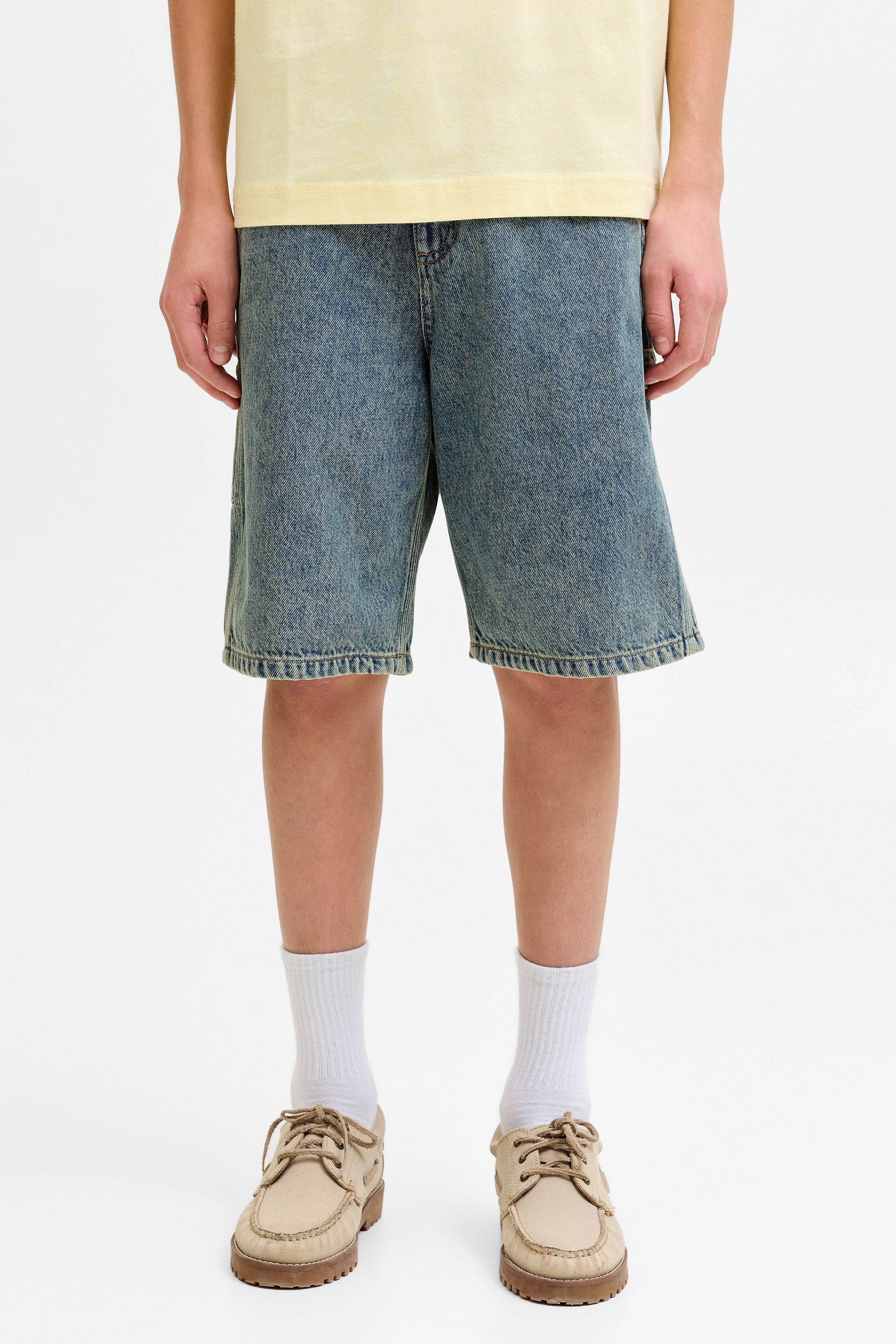 JJIALEX Jeans Bermudashorts - Blue Denim