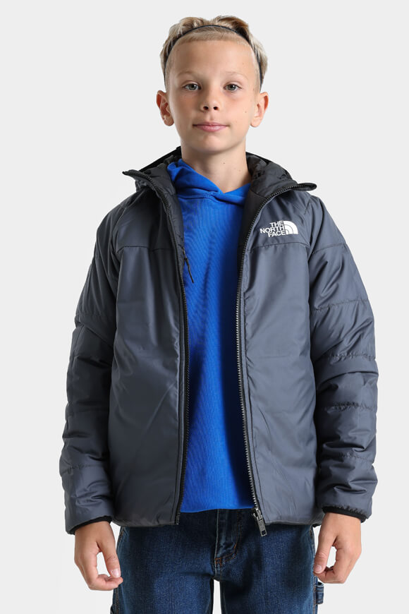 Perrito Leichte Wendejacke - Black + Dark Grey