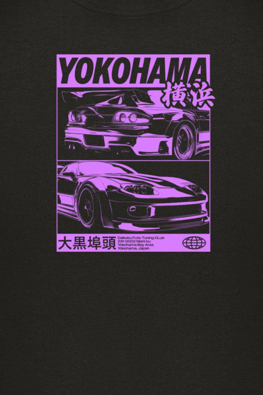 Yokohama Race T-Shirt - Black