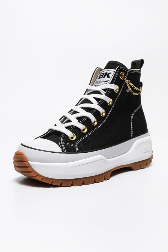 Kaya Fly sneakers plateau - Black + White