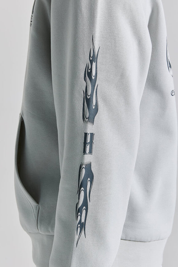 Sweatshirt ample à capuchon - Dawn Blue