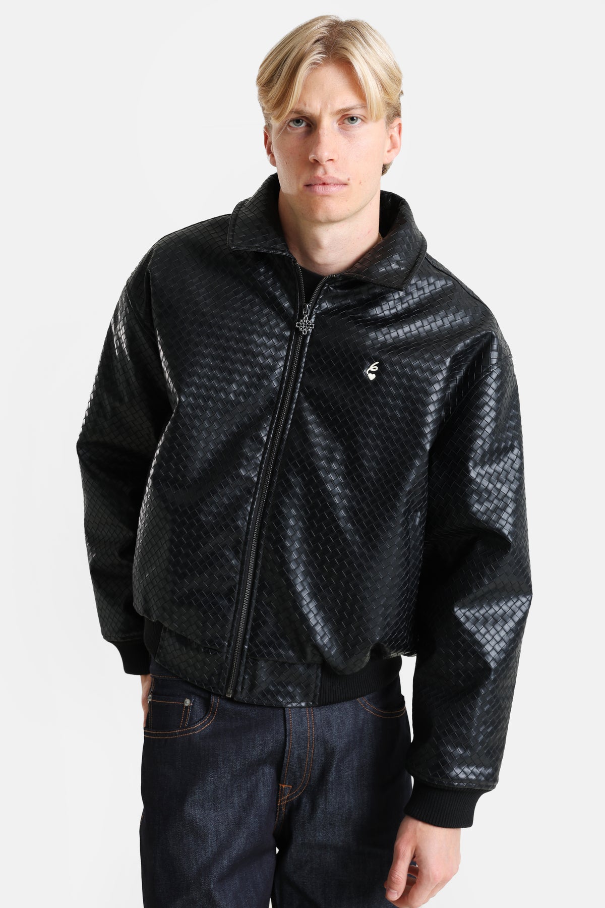 Veste en similicuir - Black