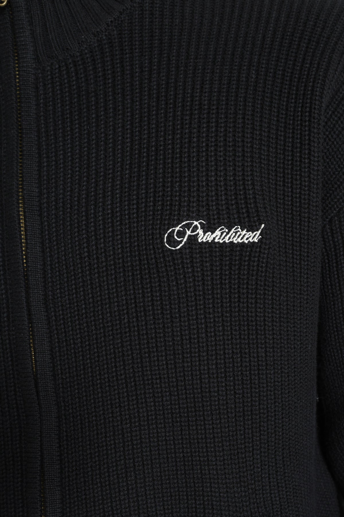 Giacca Campus in maglia a coste - Black