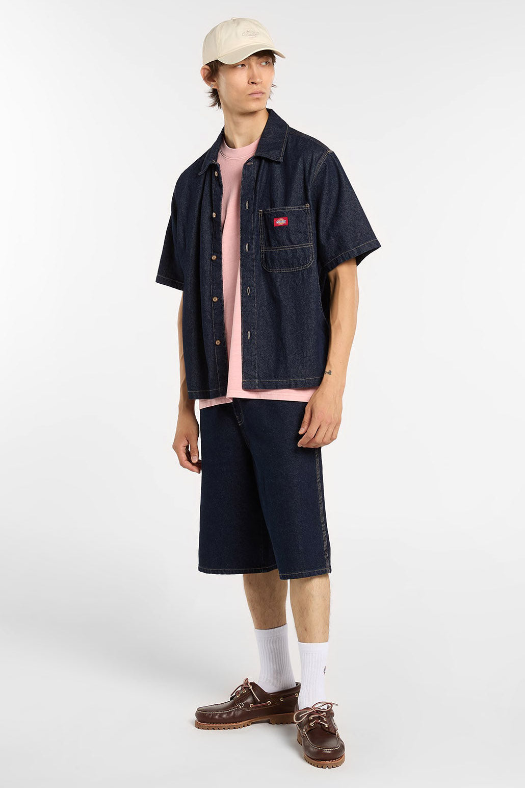 958 13-Inch Loose Fit Jeans Bermudashorts - Rinsed