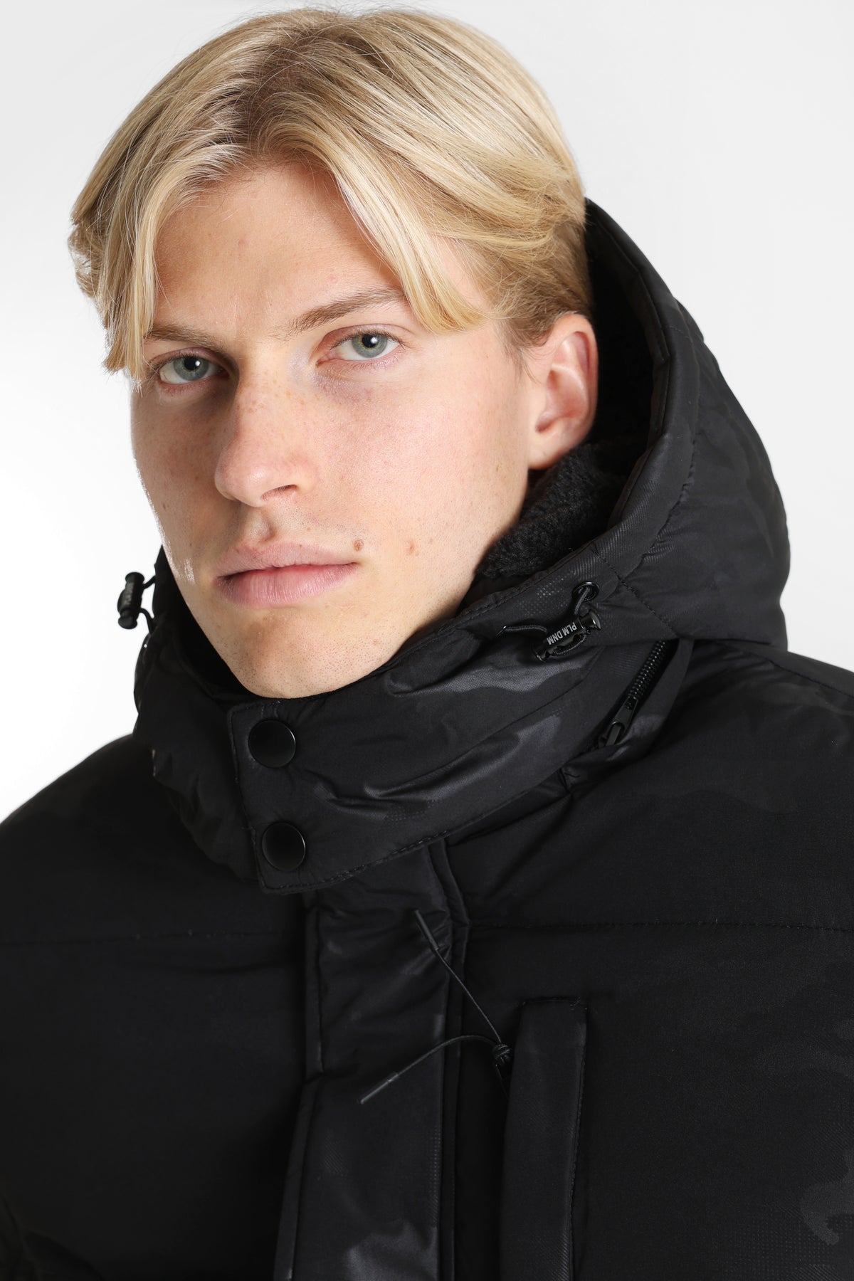 Veste d'hiver bomber - Black Camo