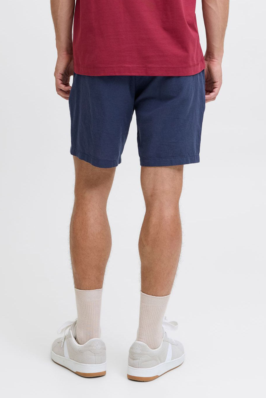 JPSTACE Chino Leinenshorts - Navy Blazer