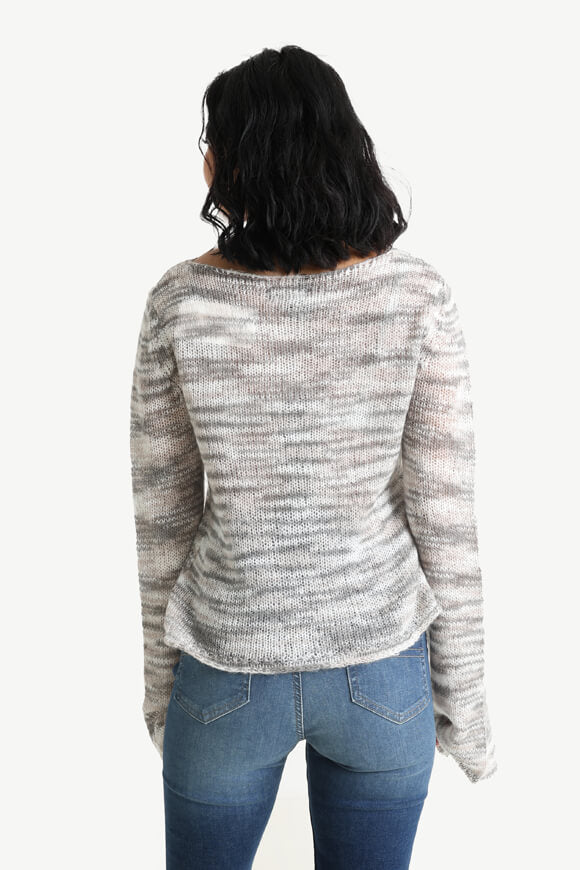 Feinstrickpullover - Grau