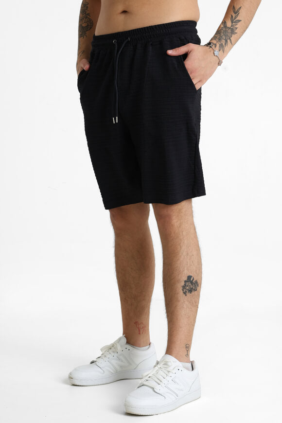 Short en tissu structuré - Dark Navy