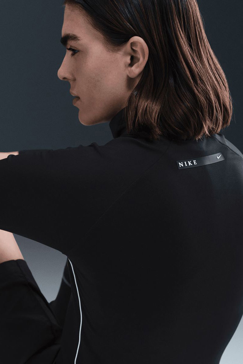 Cropped track jacket - Black